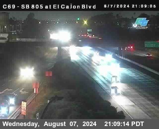 SB 805 at El Cajon Blvd (On Ramp)