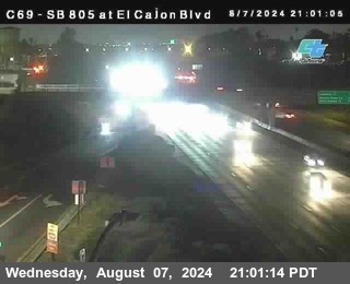 SB 805 at El Cajon Blvd (On Ramp)