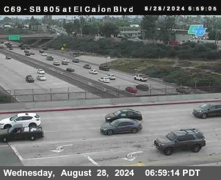 SB 805 at El Cajon Blvd (On Ramp)