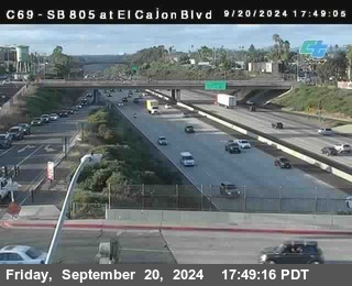 SB 805 at El Cajon Blvd (On Ramp)