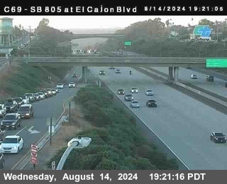 SB 805 at El Cajon Blvd (On Ramp)