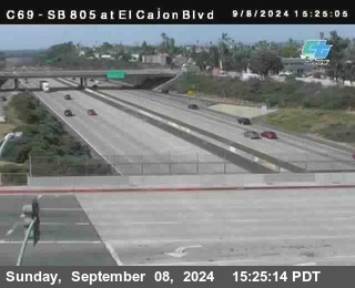 SB 805 at El Cajon Blvd (On Ramp)