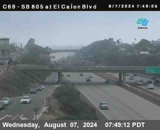 SB 805 at El Cajon Blvd (On Ramp)