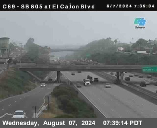 SB 805 at El Cajon Blvd (On Ramp)