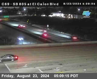 SB 805 at El Cajon Blvd (On Ramp)