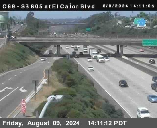 SB 805 at El Cajon Blvd (On Ramp)