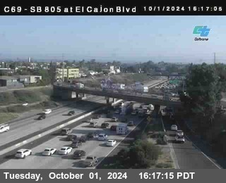 SB 805 at El Cajon Blvd (On Ramp)