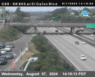 SB 805 at El Cajon Blvd (On Ramp)