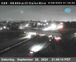 SB 805 at El Cajon Blvd (On Ramp)