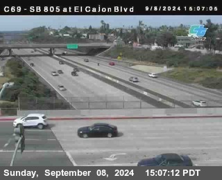 SB 805 at El Cajon Blvd (On Ramp)