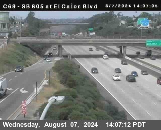 SB 805 at El Cajon Blvd (On Ramp)