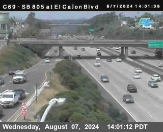 SB 805 at El Cajon Blvd (On Ramp)