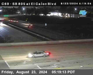 SB 805 at El Cajon Blvd (On Ramp)