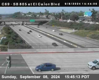 SB 805 at El Cajon Blvd (On Ramp)