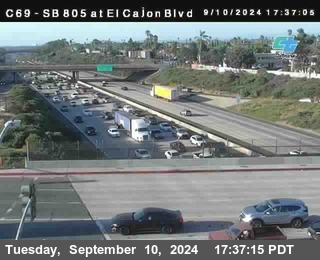 SB 805 at El Cajon Blvd (On Ramp)