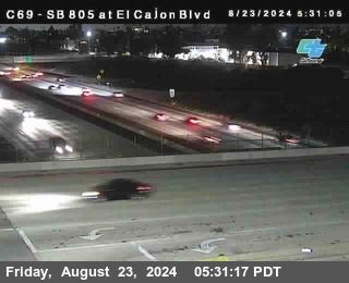 SB 805 at El Cajon Blvd (On Ramp)