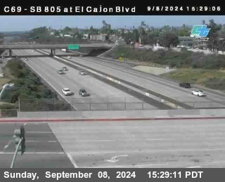 SB 805 at El Cajon Blvd (On Ramp)