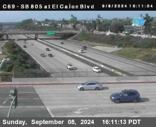 SB 805 at El Cajon Blvd (On Ramp)