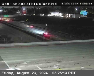 SB 805 at El Cajon Blvd (On Ramp)