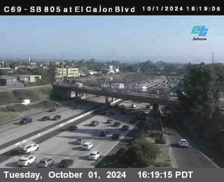 SB 805 at El Cajon Blvd (On Ramp)