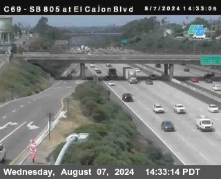 SB 805 at El Cajon Blvd (On Ramp)