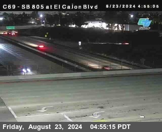 SB 805 at El Cajon Blvd (On Ramp)