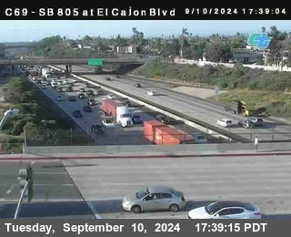 SB 805 at El Cajon Blvd (On Ramp)