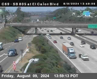 SB 805 at El Cajon Blvd (On Ramp)