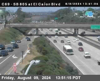 SB 805 at El Cajon Blvd (On Ramp)