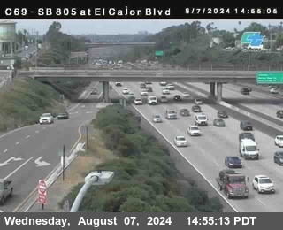 SB 805 at El Cajon Blvd (On Ramp)