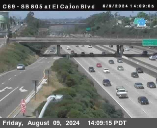 SB 805 at El Cajon Blvd (On Ramp)