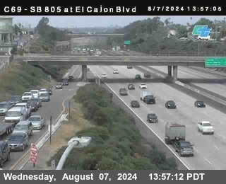 SB 805 at El Cajon Blvd (On Ramp)