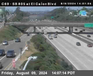 SB 805 at El Cajon Blvd (On Ramp)