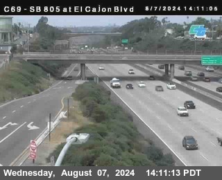 SB 805 at El Cajon Blvd (On Ramp)