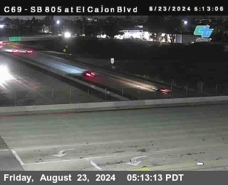 SB 805 at El Cajon Blvd (On Ramp)