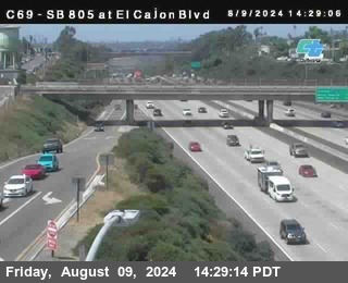 SB 805 at El Cajon Blvd (On Ramp)