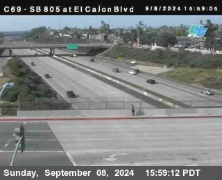 SB 805 at El Cajon Blvd (On Ramp)