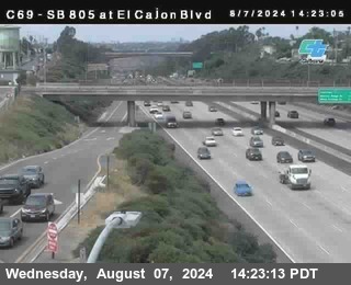 SB 805 at El Cajon Blvd (On Ramp)