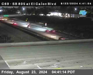 SB 805 at El Cajon Blvd (On Ramp)