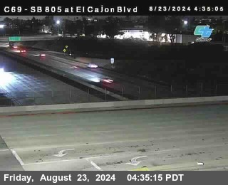 SB 805 at El Cajon Blvd (On Ramp)