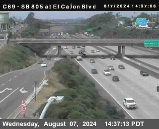 SB 805 at El Cajon Blvd (On Ramp)