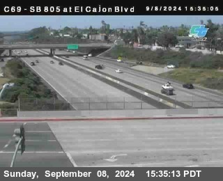 SB 805 at El Cajon Blvd (On Ramp)