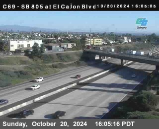 SB 805 at El Cajon Blvd (On Ramp)