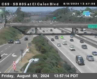 SB 805 at El Cajon Blvd (On Ramp)