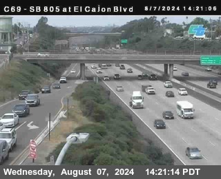 SB 805 at El Cajon Blvd (On Ramp)