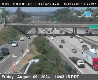 SB 805 at El Cajon Blvd (On Ramp)