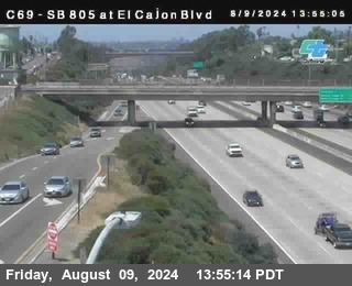 SB 805 at El Cajon Blvd (On Ramp)