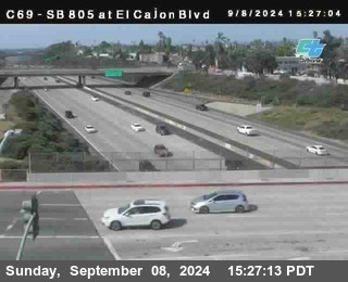 SB 805 at El Cajon Blvd (On Ramp)