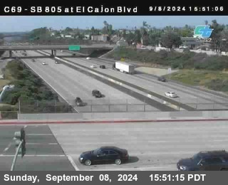 SB 805 at El Cajon Blvd (On Ramp)