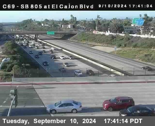 SB 805 at El Cajon Blvd (On Ramp)